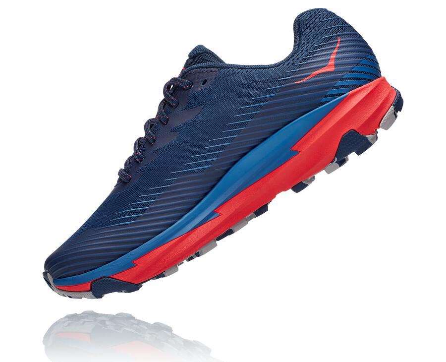 Zapatillas Trail Hoka One One Hombre - Torrent 2 - Azul Marino - JPW735290